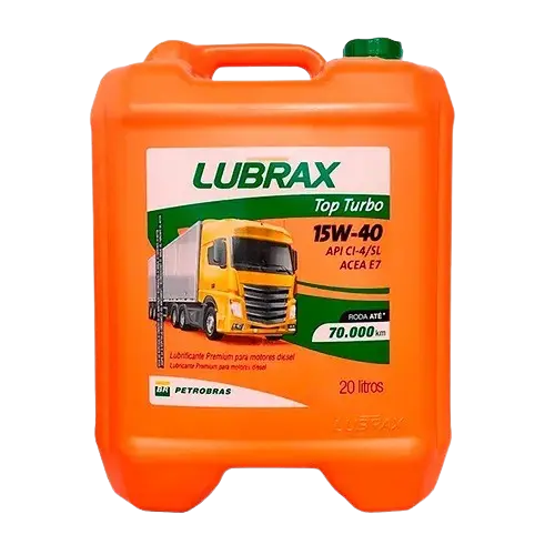 Óleo motor diesel 15W40 Lubrax - 20L